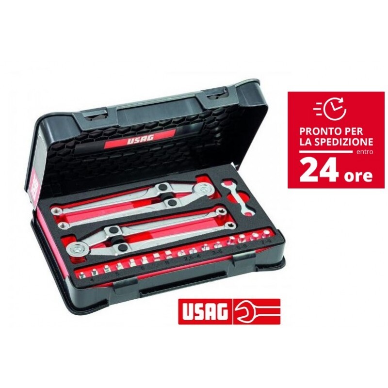 USAG 282 S10 Set Chiavi a Compasso Professionali per Ghiere - Shop Online