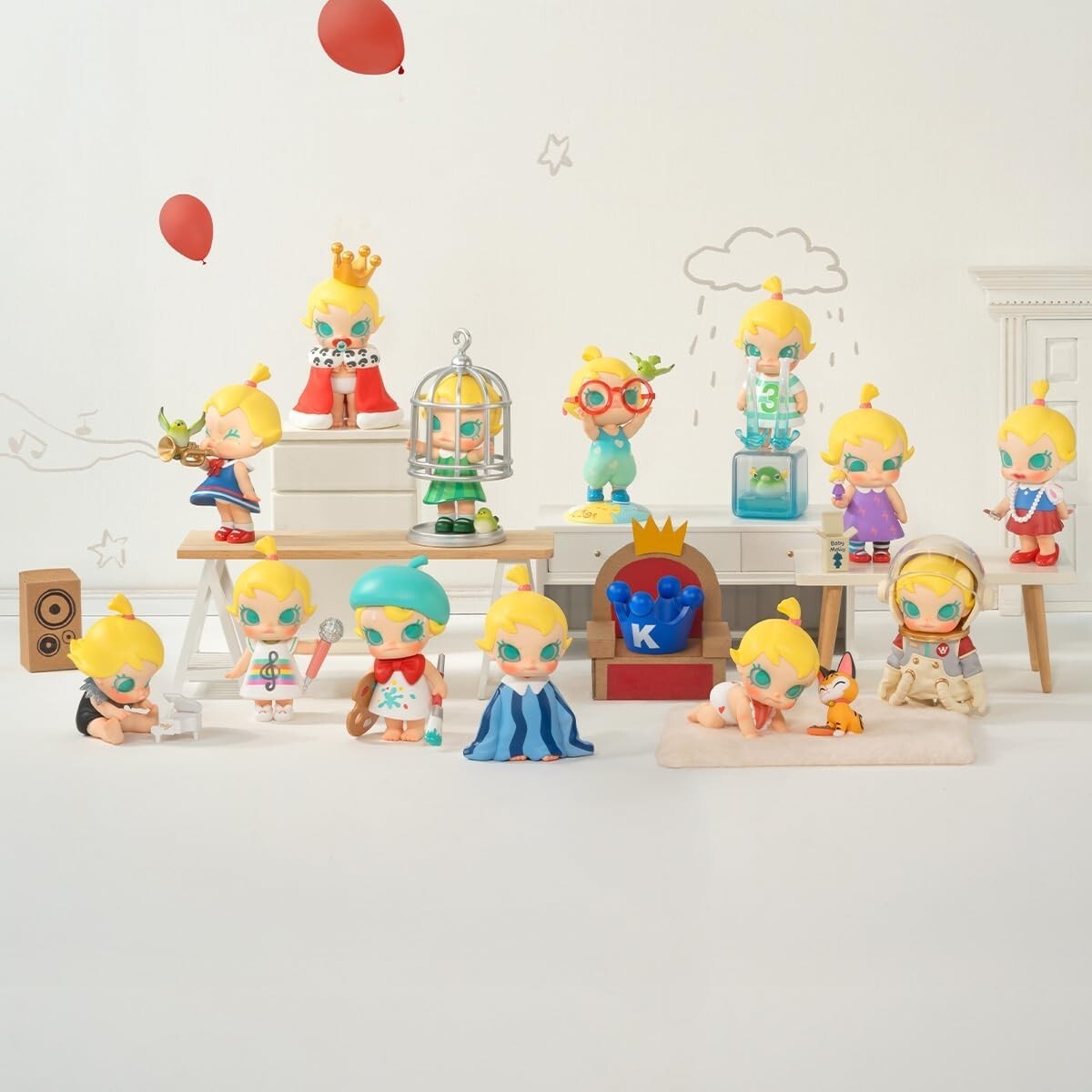 POP MART Baby Molly When I Was Three Series Assort Box 12pcs