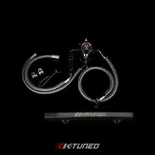 K-Tuned Center Feed Complete Fuel System with BLACK fuel rail (FLK-CF-BLK)