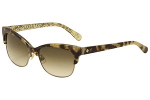 Kate-Spade-Shira-S-0ESP-Y6-Camel-Tortoise-Gold-Glitter-Cat-Eye-Sunglasses-55mm