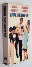 HOUSEBOAT VHS 1958 Cary Grant Sophia Loren Romantic Comedy 1988 Paramount OOP NR