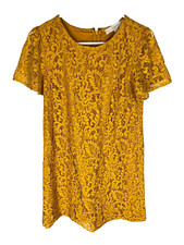 ANN TAYLOR LOFT Dress Size 6 Lace Floral Lined Zip Back Gorgeous Spring Summer