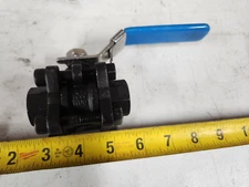 1/2" Velan Ball Valve Female NPT Threaded Carbon Steel 1000# S03-K1802-SSGA