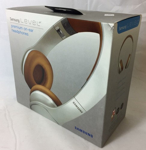 NUOVO in scatola Samsung Level On-Ear Cuffie Stereo-Bianco (EO-OG 900  bwesta) | eBay
