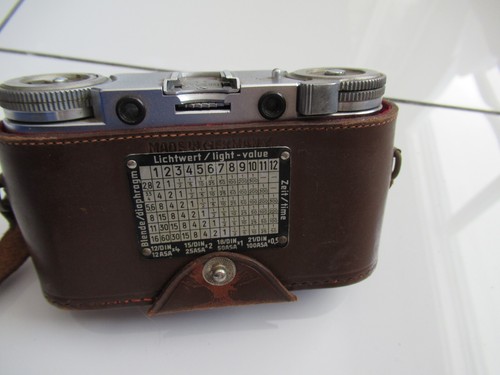 Vintage Braun Nurnberf Paxette 35mm Camera-Untested ONE FAMILY OWNED GREAT PRICE - Imagen 5 de 5