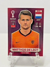 Pegatinas Panini Matthijs de Ligt #NED6 - Edición Oryx 2022 Copa Mundial de la FIFA Qatar