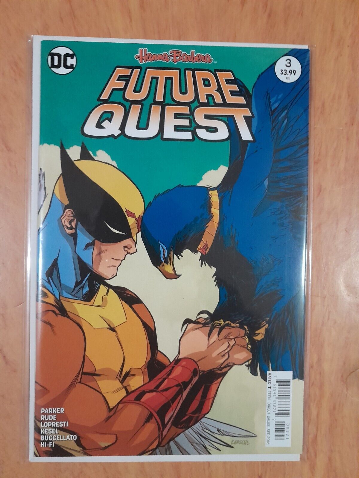 FUTURE QUEST #3 (DC Comics, September 2016) BIRD MAN