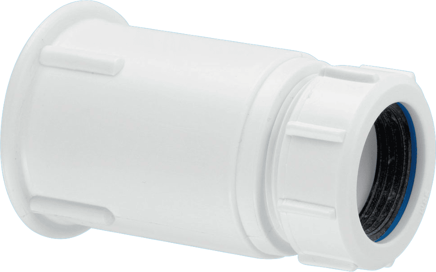 Mcalpine Z21A 2"" Multifit Caulking Ferrule For Plastic, Copper, Iron Pipe, White