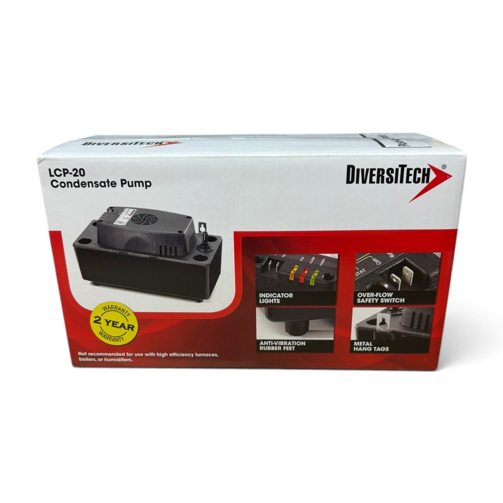 DiversiTech LCP-20 Condensate Pump 120V 2.5A Indicator Lights NIB