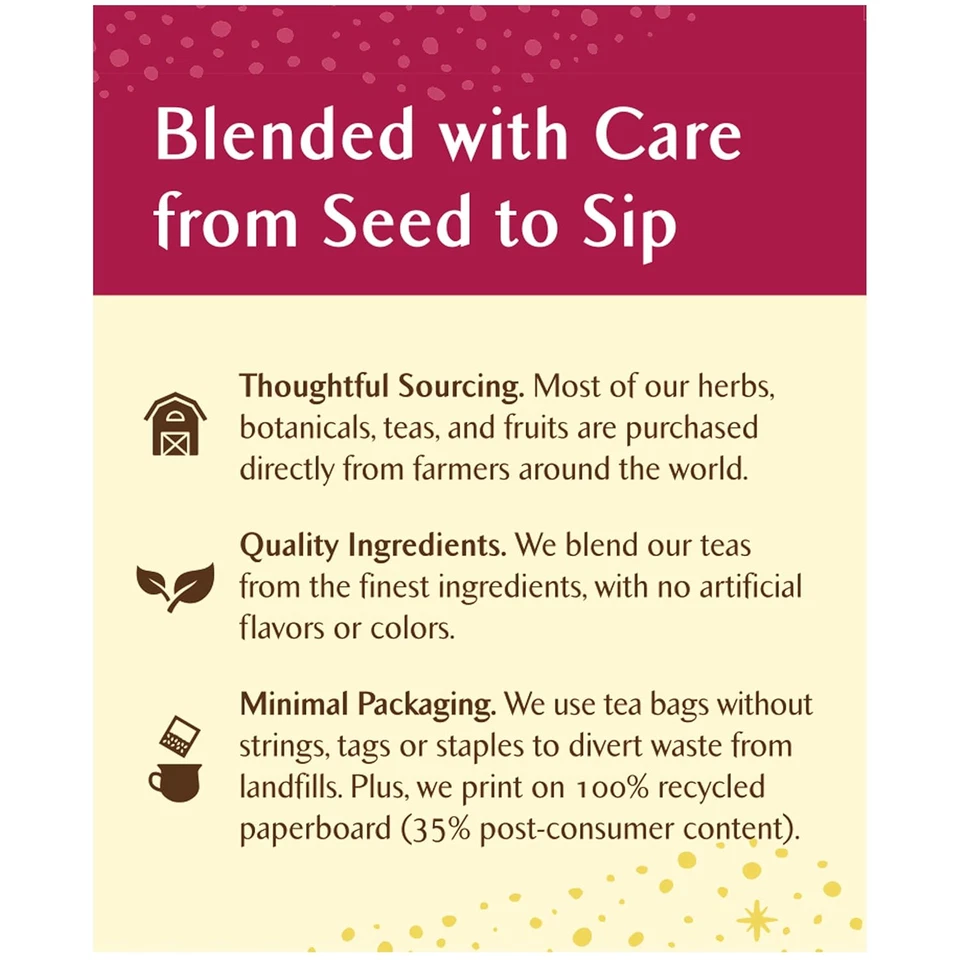 Зеленый чай Celestial Seasonings, Candy Cane Lane без кофеина, 18 карат (упаковка из 6) - Изображение 4 из 4