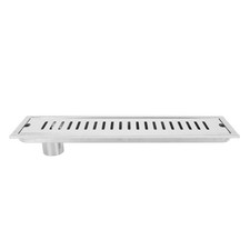›40cm Stainless Steel Floor Drain Rectangular Thickened Large Displacement Odor