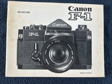 Canon F-1 Manual
