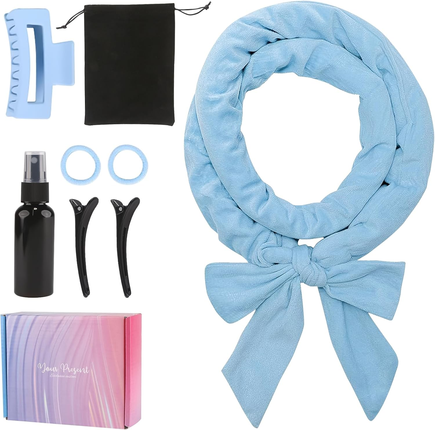 Heatless Curling Set, Heatless Curlers Headband, Rollers for Heatless Curls, Hea