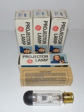 NEW OLD STORE STOCK - 4 GE PROJECTOR LAMP/BULBS - DHT - 115-120 V - 1200 WATTS