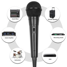 6.5mm Jack Dynamic Microphone Handheld Wired Microphone for Karaoke Speakers Mix — image 2
