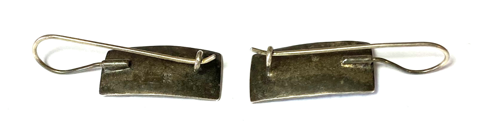 Sterling Silver Silpada Concave Rectangle Hammere… - image 3