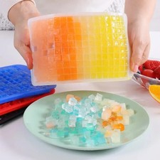 Mini Ice Cube Tray 160 Grid Silicone Ice Maker Small Ice Tray