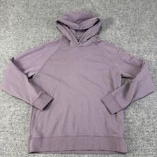 Vince Hoodie Mens Medium Purple Cotton Pullover Made In USA Soft Basic Casual
