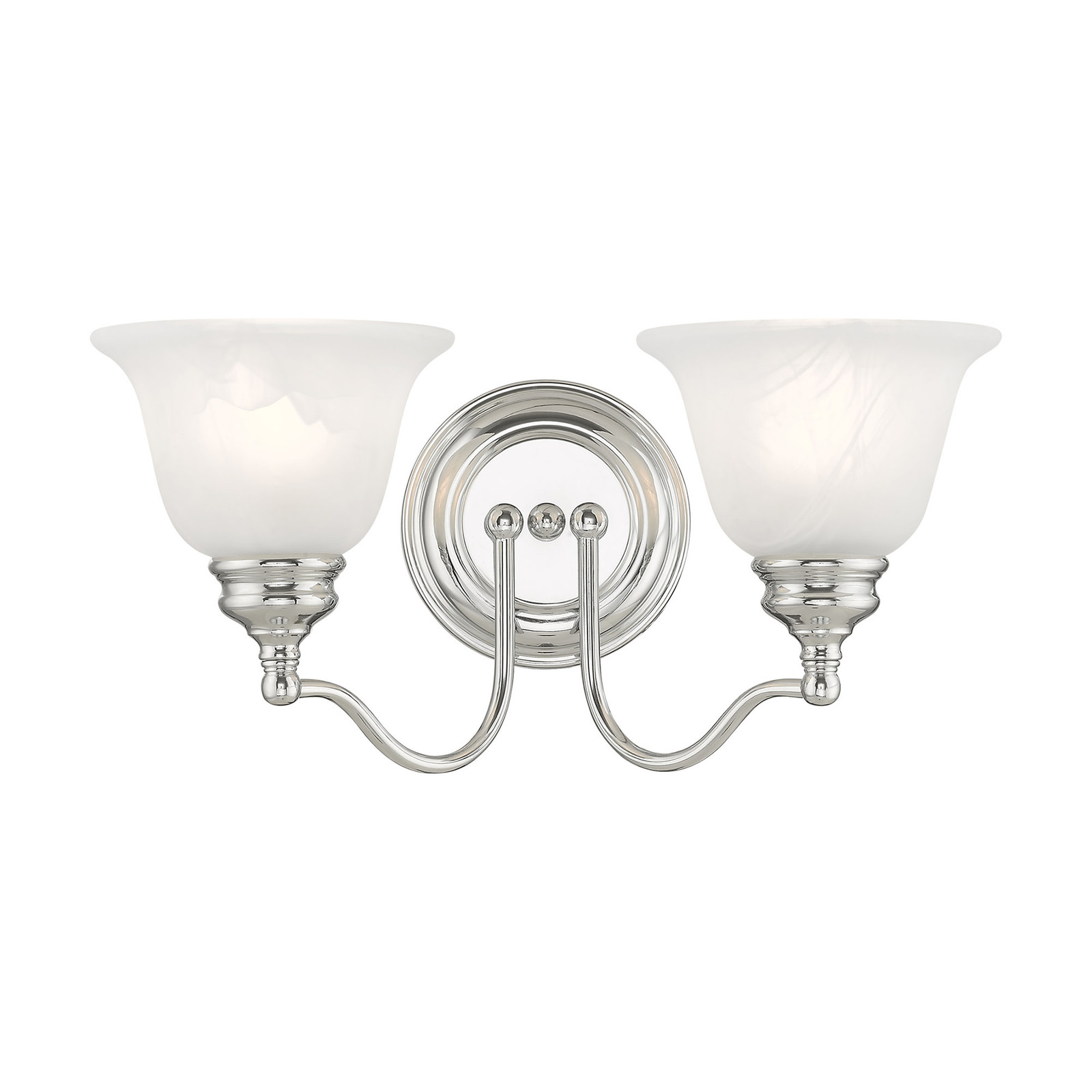 Chrome 2-Light Essex Bathroom Vanity Bar by Livex Lighting 1352