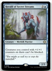 Herald of Secret Streams #158 Commander: The Lost Caverns of Ixalan Rare MTG