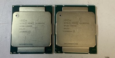 (Lot of 2) Intel Xeon E5-2637V3 4-Core 3.5GHz 15MB Cache CPU Processor ''Q7E''