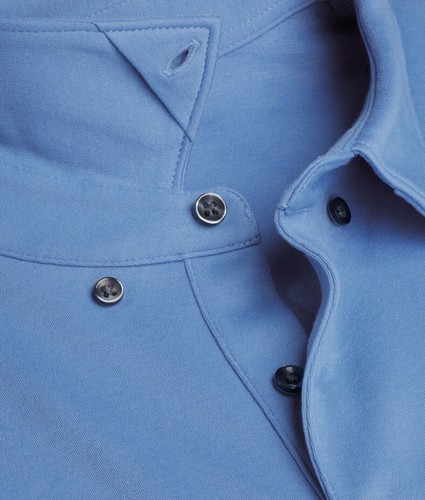 CHARLES TYRWHITT Men Ocean Blue Performance JERSEY SMART POLO Size XL NEW - Picture 2 of 13