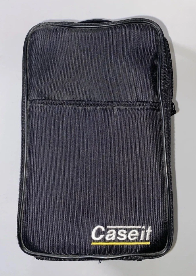 Чехол Caseit черный для компакт-дисков на молнии вмещает 14 синглов, 1 двойной, усиленный пластиком - Изображение 2 из 4