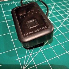 Black FM Transmitter for Vehicles Music Player Car Radio Adapter