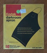 Unused Vintage Kodak Medium Size Vinyl Plastic Darkroom Apron