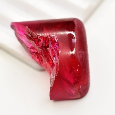 87 Ct Natural Red Ruby Rough Certified Burmese Uncut Jewelry Making Gemstone