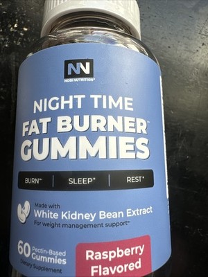180 Gummies, Night Time Fat Burner Gummies Sugar-Free Weight Loss(Pack of 2)