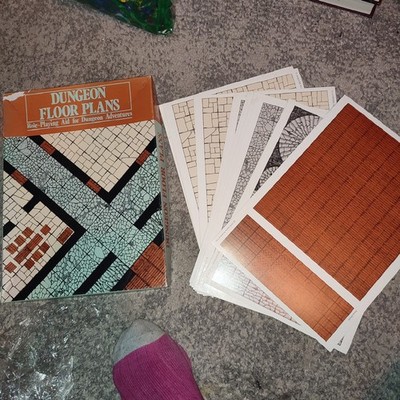 Games Workshop Dungeon Floor Plans  Boxes 