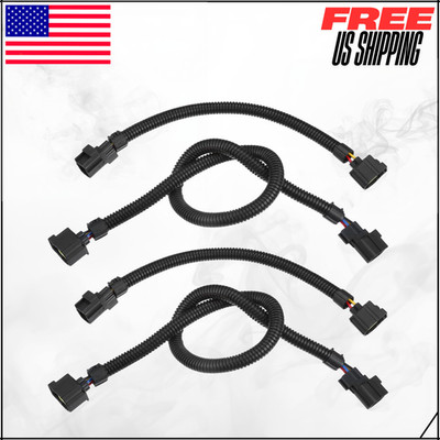 Oxygen Sensor Extension Harness For Jeep Wrangler Dodge Ram 12'' & 24'' 2PCS