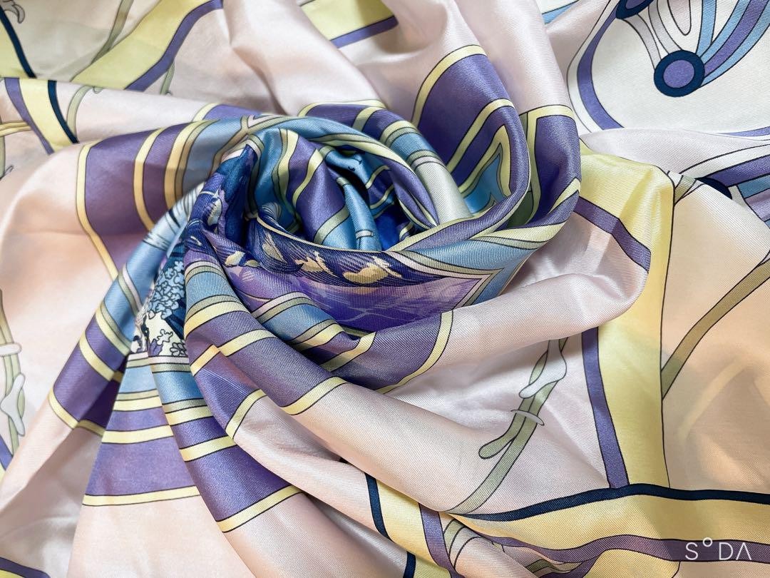 Hermes Silk Scarf Luxury Fashion Accessory