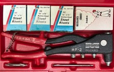 TRW 661746 Marson HP-2 Riveter Tool Kit - 4 Boxes Of Rivets & Carrying Case