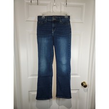 Women's sz 8 Levi's 512 Bootcut Perfectly Slimming Blue Denim Jeans