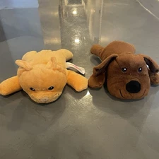 Melissa & Doug Pet Dog & Cat Vet Kids Play Set Plush Set of 2 Stuffed Animals