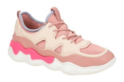 Ecco ELO Damenschuhe - sportliche Schnür- Halbschuhe rose Freizeit NEU