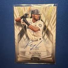 2022 Topps Tier One - Breakout Autographs Kyle Lewis #BOA-KLE /199 (AU)