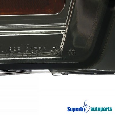 SPEC-D TUNING Smoke Bumper Turn Signal Lights Compatible with 2005-2009