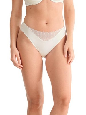 Lisca Brasilslip High-Leg Stella Gr. 36-44, Creme und Lavendel