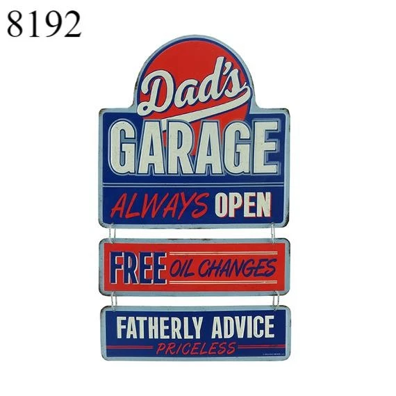 ESSO MOTOR Retro/ Vintage Man Cave Shed Garage Home Wall Décor Round