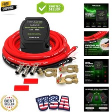 Dual Battery Isolator Kit 12V - 140 Amp Voltage Sensitive Relay VSR for Dual ...