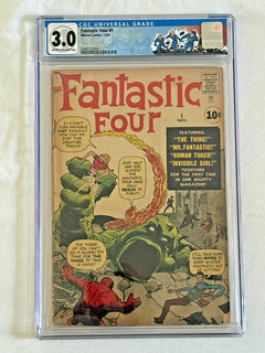 Fantastic Four #1 (1962) | CGC 3.0 Custom Label |