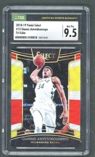 2018-19 Panini Select Giannis Antetokounmpo Tri-Color Prizm #13 CSG 9.5
