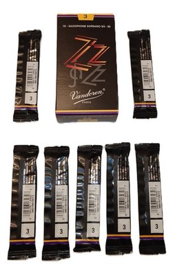Vandoren ZZ Sopran Saxophon Blätter Stärke 3,0 / Box mit 7 Stück