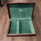 Vintage CUTCO 8 Slot Wooden Knife Box (Box Only) Green Interior W/cloth — photo 2