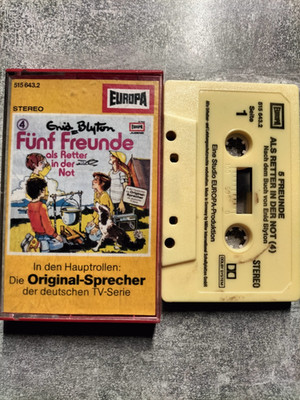 Fünf Freunde Nr. 4: Fünf Freunde als Retter in der Not / Hörspiel MC Europa
