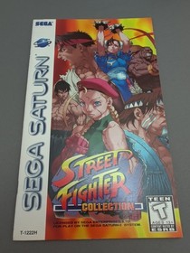 *A1 Street Fighter Collection (Sega Saturn, 1997) Complete CIB W/ Reg Card