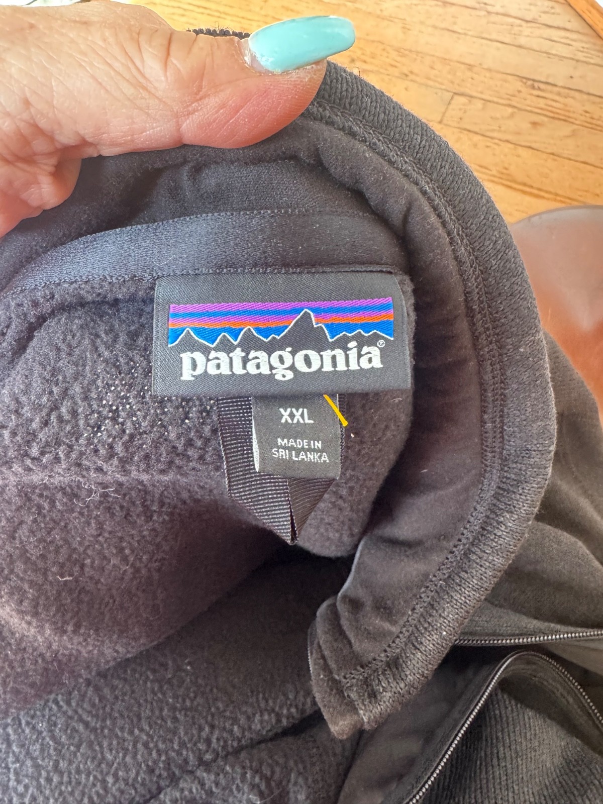 Patagonia Men's Better Sweater Jacket Full Zip Black  STY25528 SIZE XXL (SW300 thumbnail 7